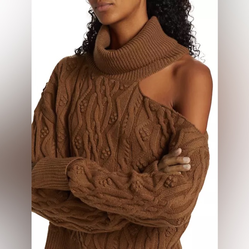 Paige Cable-Knit Cut Out Sweater- only worn once